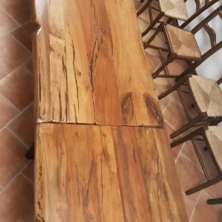 Tavolo in cedro legnomassello